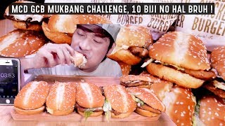 MCD GCB MUKBANG CHALLENGE ! 10 Biji No Hal Bruh, Aku Menang ?! | REAL SOUND EATING SHOW