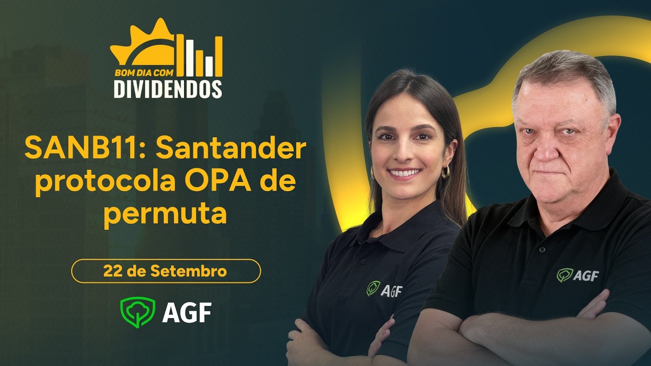 SANB11 avança com OPA; O que o investidor precisa saber agora? | Bom Dia com Dividendos