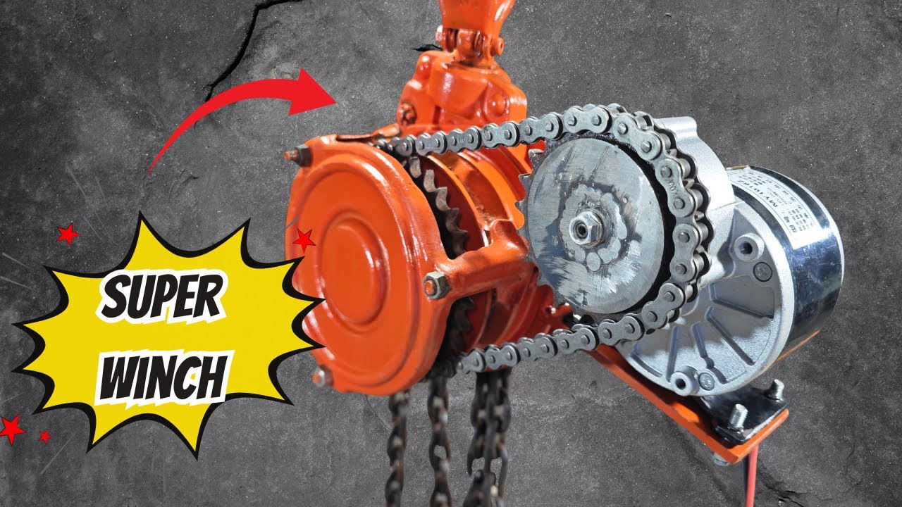OLD BALANG Electric Winch SHOCKINGLY Better Than Store Bought!