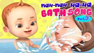 Nah Nah Ha Ha - Bath Song | Baby Ronnie Rhymes | Videogyan Kids Songs | 3D Rhymes