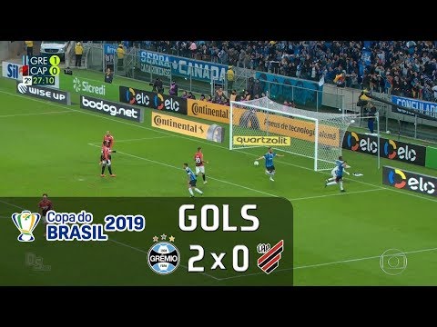 Sem narração: Grêmio 2 x 0 Athletico Paranaense - Copa do Brasil 2019
