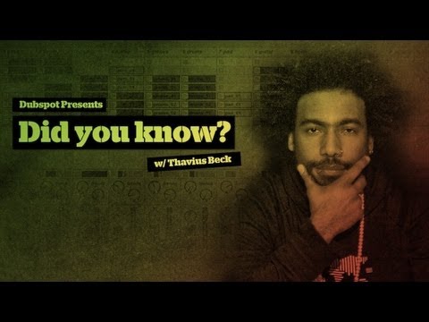 'Did you Know?' Pt 1 - Ableton Live Tips w/ Dubspot's Thavius Beck: Ping Pong as Tape Delay