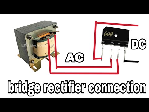 Bridge rectifier connection making video@ElectronicsVerma @ramelectronicsideas6189