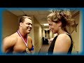 Stephanie McMahon Helmsley Flirts With Kurt Angle SmackDown Apr 20 2000