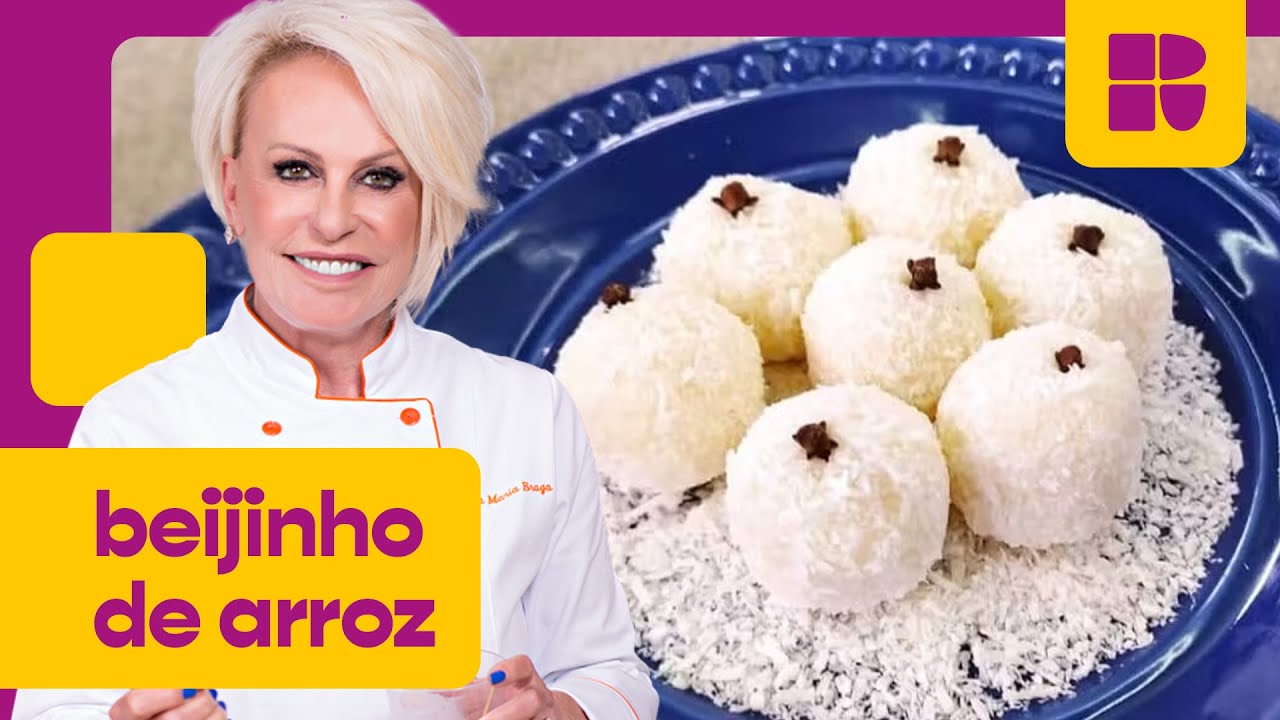 BEIJINHO de arroz SUPER GOSTOSO! 👀 | Ana Maria Braga | Mais Você