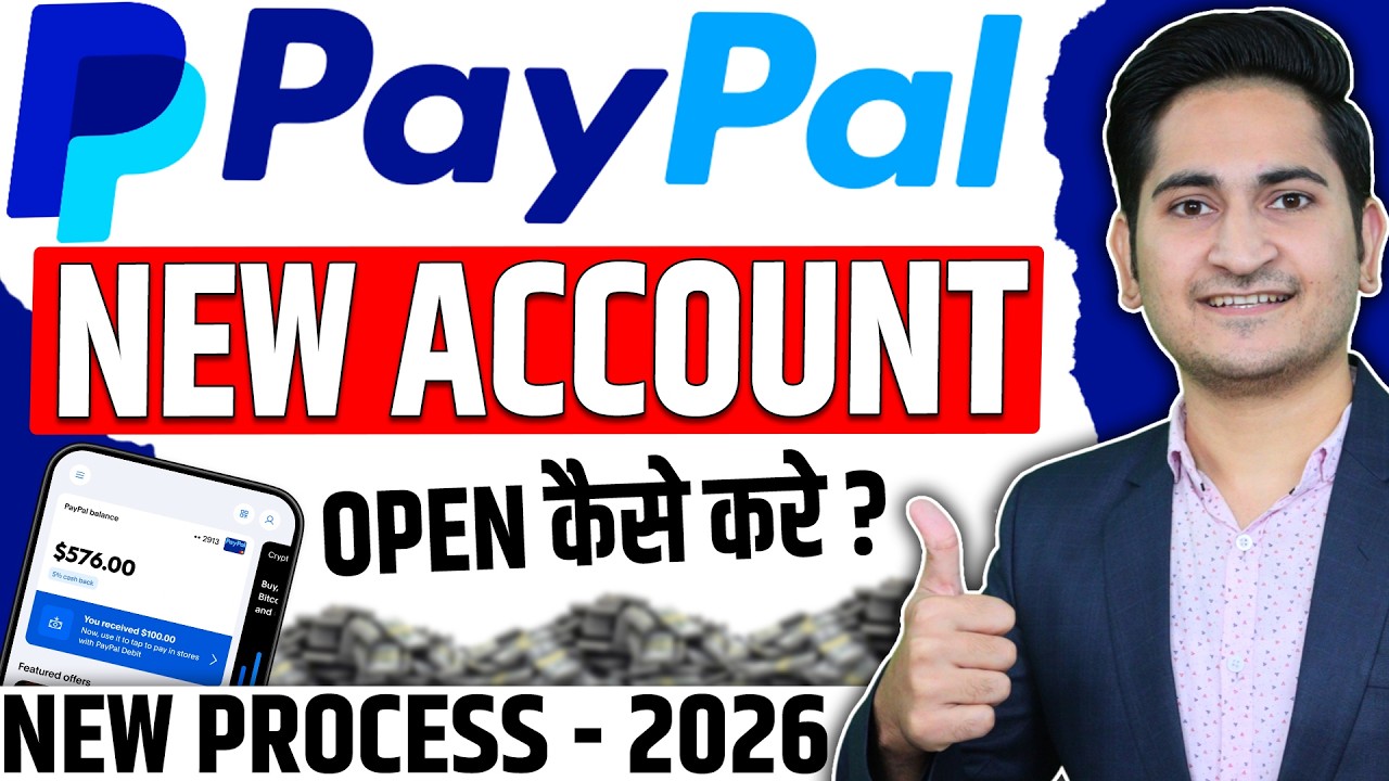 Paypal Account Kaise Banaye 2026 - How To Create Paypal Account In India, Paypal Business Account