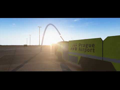 Václav Havel Airport Prague for X Plane 11 by  Chudoba Design