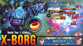 Download lagu SAVAGE!! Insane Damage X Borg Monster EXP Lane!! - Build Top 1 Global X Borg ~ MLBB mp3