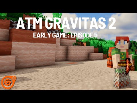 ATM Gravitas 2 Early Game: Ep5 Journey to Kaolin Clay & Graphite