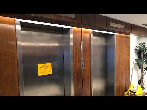 AWESOME Westinghouse Traction Elevators @ Executive Towers - Chicago, IL.