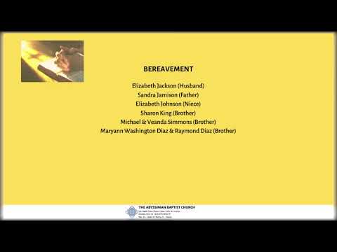 February 28, 2021  - Sunday Worship Service