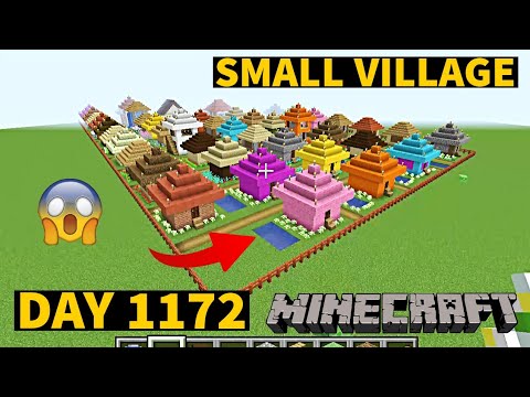 HU Smart Gamer - I build Small Village in Minecraft Creative mode 2023 Day 1172