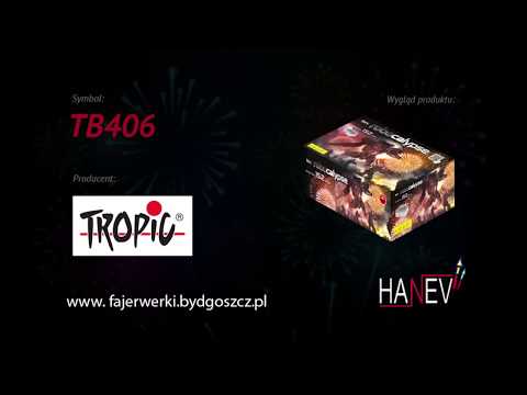 Fajewerki TROPIC wyrzutnia TB406 ROBOCALYPSE