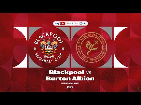 FC Blackpool 1-0 FC Burton Albion Burton-on-Trent 