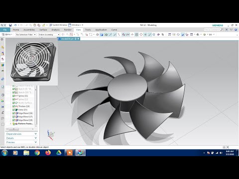 #NX CAD #CPU Fan #TUTORIAL 1