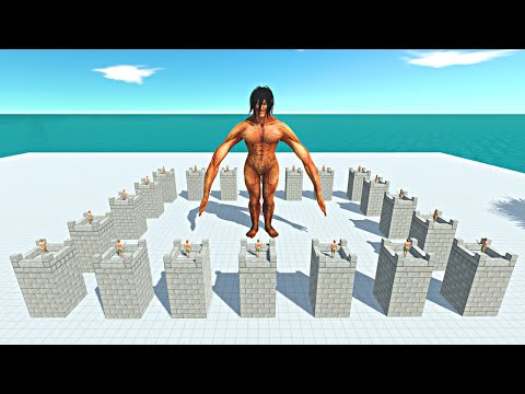 20x Archer Tower vs Monsters - Animal Revolt Battle Simulator