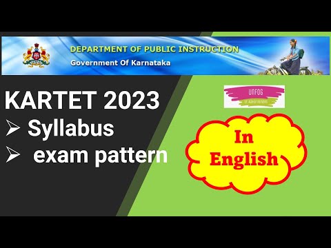 KARTET 2023 (Syllabus , Exam pattern)