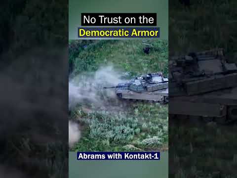 M1 Abrams with more Armor Fights in Ukraine