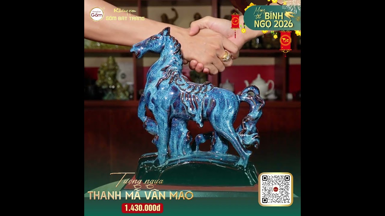 Tượng Ngựa Thanh Mã Vân Mao