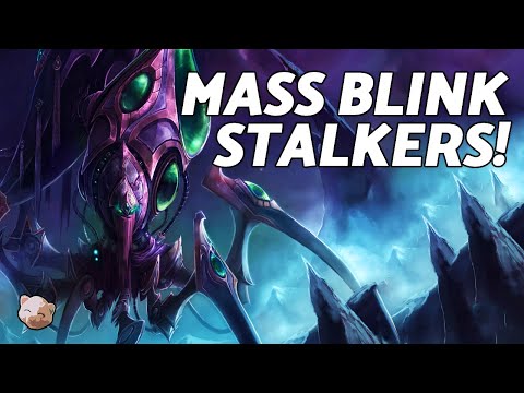 StarCraft 2 - MASS BLINK STALKER BATTLES (Best-of-3) | Goblin vs Nightmare