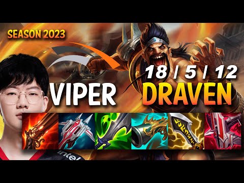 HLE Viper DRAVEN vs VARUS ADC - KR Ranked