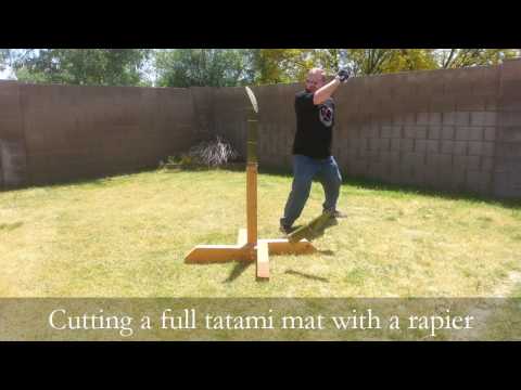 April Challenge - Cutting tatami with a Rapier