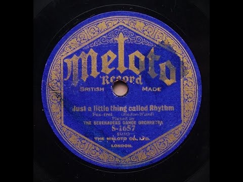 Just A Little Thing Called Rhythm - Jeffries and His Rialto Orchestra (1926)