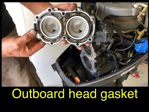 Outboard head gasket replacement
