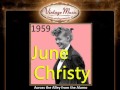 June Christy -- Across the Alley from the Alamo