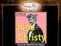 June Christy -- Across the Alley from the Alamo 
