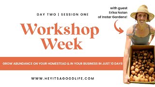 Workshop Week | Grow Abundance on Your Homestead & In Your Business in 10 Days | Day 2 | Session 1