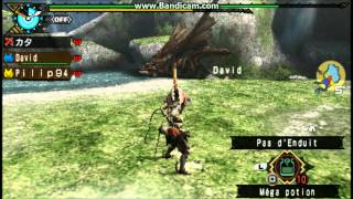preview picture of video 'monster hunter portable 3rd high rank rathalos'