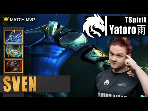 Sven Safelane | TSpirit.Yatoro | YATORO WANTS THE AEGIS AGAIN IN TI 12 | 7.34c Gameplay Highlights