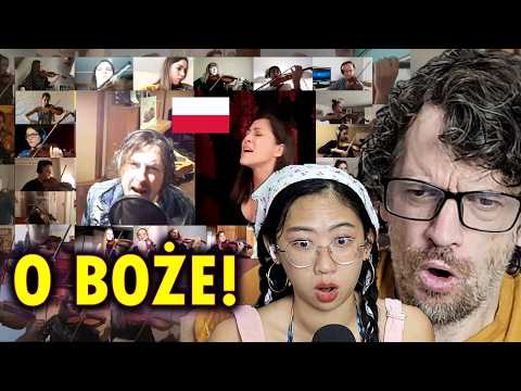 Our Reaction to Orkiestra online #wdomuzagrane - Co mi Panie dasz (arr. Adam Sztaba)