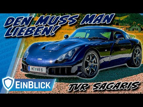 REIZ der GEFAHR! TVR Sagaris (2006) - 400 PS, 1078 kg und KEINE FAHRHILFEN!