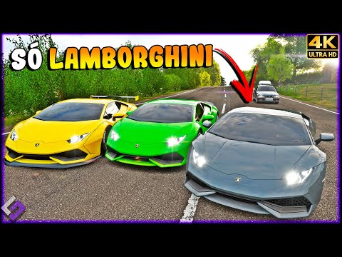 NOVA GOLIAS SÓ VALE LAMBORGHINI - Forza Horizon 4 "Gameplay 4K 60FPS"