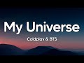 Coldplay BTS My Universe Lyrics