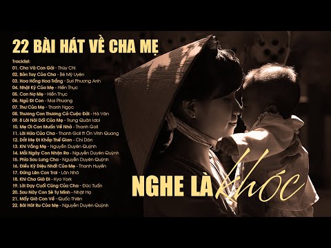 22 Bài Hát Về Cha Mẹ NGHE LÀ KHÓC, Cảm Động | Cha Và Con Gái, Hoa Hồng Hoa Trắng, Nhật Ký Của Mẹ,...