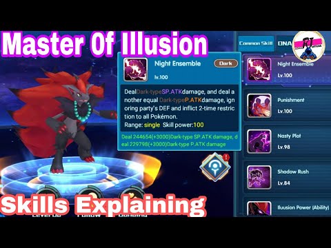 MASTER OF ILLUSION SKILL EXPLAINED #pokelandlegends #Rj Gamer official