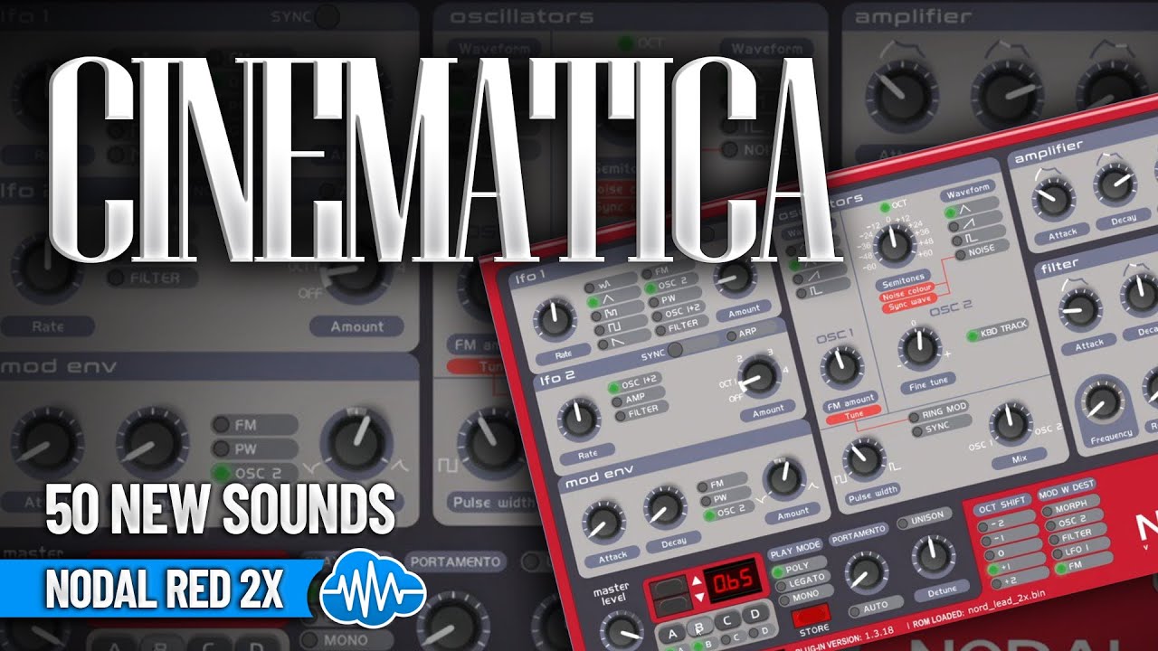 LFO002 - Cinematica - Nodal Red 2x - ( 50 presets ) - Video Preview 1