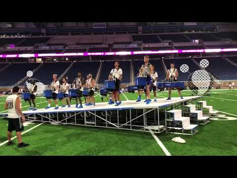 Bluecoats 2019- battery at the premiere show