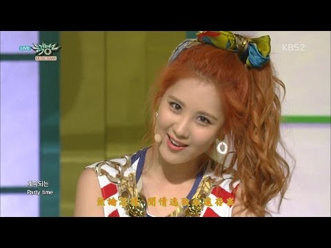 【LIVE中字】原畫畫質 150710 少女時代 SNSD - Party @ music bank Comeback Stage