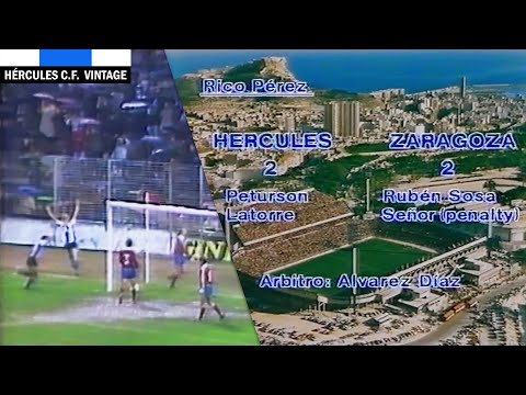 1985-86 Hércules-Zaragoza 2-2