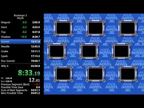 (PB) Mega Man 3 Speedrun in 35:42