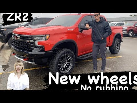 🔥NEW Aftermarket WHEELS🔥-2022 Silverado ZR2. Fuel Rebel D680 rims