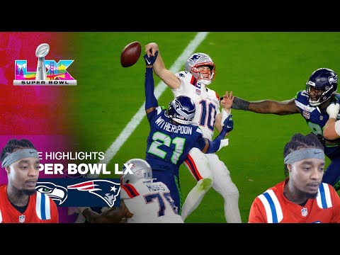 FlightReacts LIVE REACTION To Seahawks vs Patriots | Super Bowl LX Game 2026 Highlights!