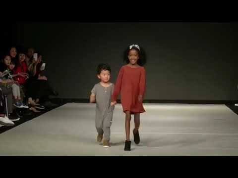 Isabelle Mbaho walks in the Vancouver Kids Fashion Week (VKFW) 2018 spring and summer collection