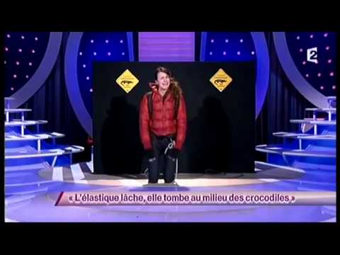 Nicole Ferroni [35] L'élastique lâche, elle tombe au milieu des crocodiles - ONDAR