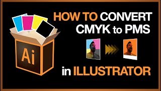 How To Convert CMYK to PMS Colors / Adobe Illustrator CC 2017