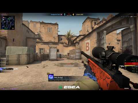Surreal 1vs3 awp clutch. Dust2. Endpoint vs. AGO at ESEA Premier Season 37 Europe
